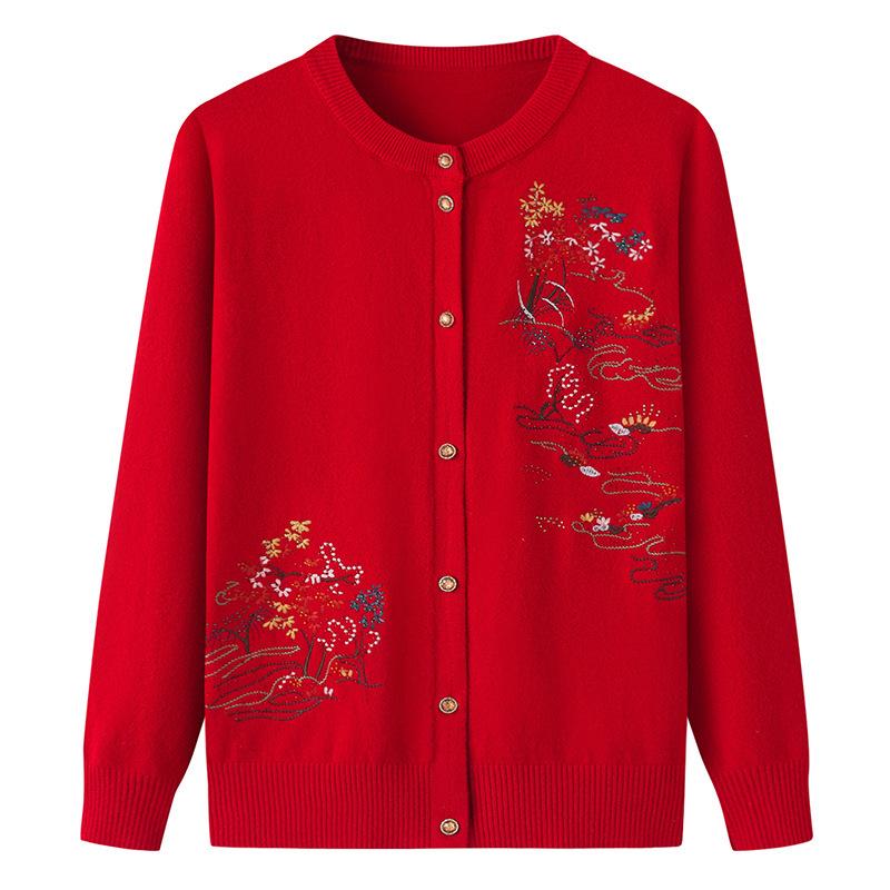 Grandma s Lightweight Spring & Autumn Cardigan - Knitted Sweater for Women Aged 60-70. XL (90-105 jin)
Grandma s Lightweight Spring & Autumn Cardigan - Knitted Sweater for Women Aged 60-70. XL (90-105 jin)