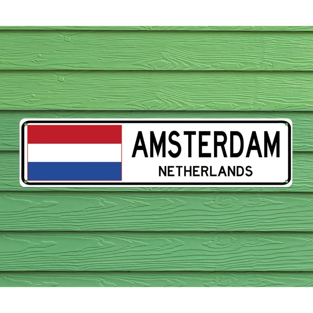 Custom Amsterdam Flag Metal Sign Tin Plate Man Cave Home Bar Wall Decor білий
Custom Amsterdam Flag Metal Sign Tin Plate Man Cave Home Bar Wall Decor білий