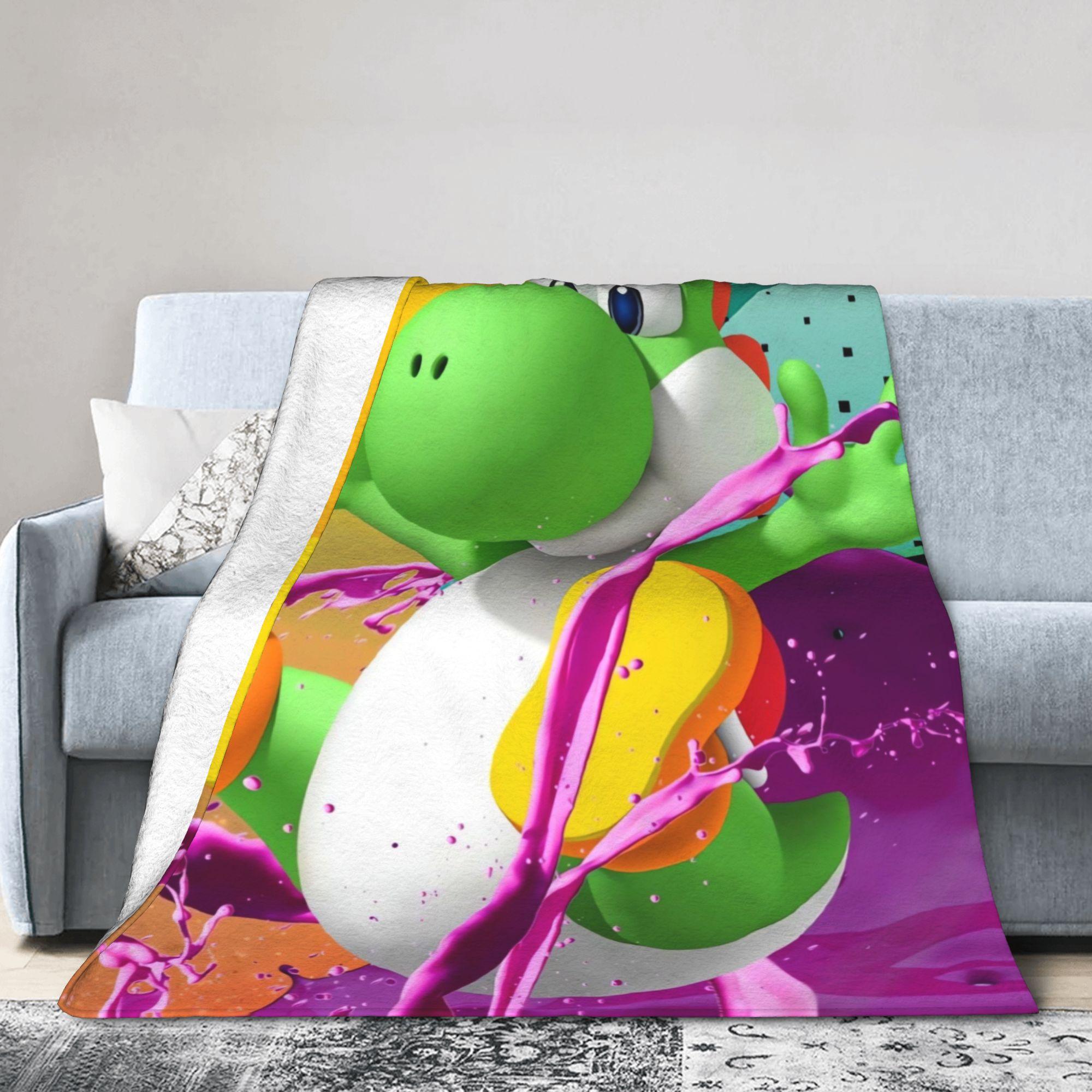 Super Mario Yoshi Plush Blanket Children Flannel Throw Blanket For Couch Chair Warm Soft Custom Quality Bedspread Gift Idea 130x150cm
Super Mario Yoshi Plush Blanket Children Flannel Throw Blanket For Couch Chair Warm Soft Custom Quality Bedspread Gift Idea 130x150cm