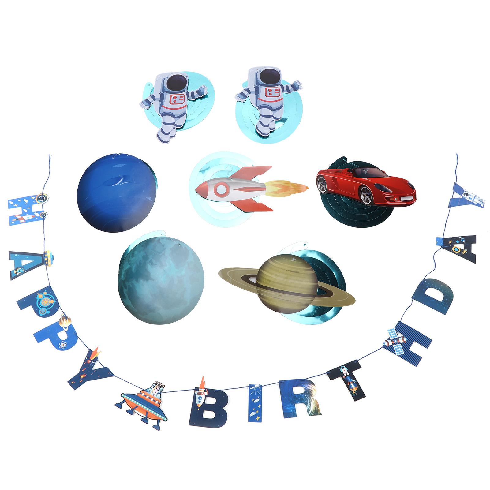 Space Birthday Flag Astronaut Planet Spiral Banner Suit for Party Decorations Cake Insert
Space Birthday Flag Astronaut Planet Spiral Banner Suit for Party Decorations Cake Insert