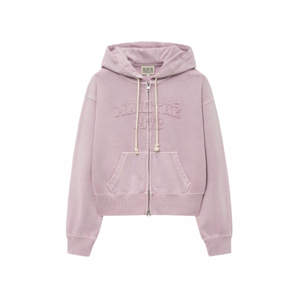Укороченная толстовка с капюшоном на молнии с аппликацией и логотипом W Vintage Dyeing Dark Pink S
Укороченная толстовка с капюшоном на молнии с аппликацией и логотипом W Vintage Dyeing Dark Pink S