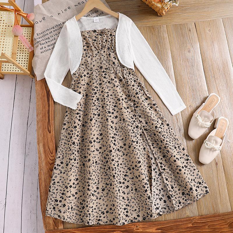 Girls Elegant Suit 2025 Summer Children s Fashion Floral Slit Halter Dress Long-sleeved Cardigan Jacket 170cm=12Y верблюд
Girls Elegant Suit 2025 Summer Children s Fashion Floral Slit Halter Dress Long-sleeved Cardigan Jacket 170cm=12Y верблюд