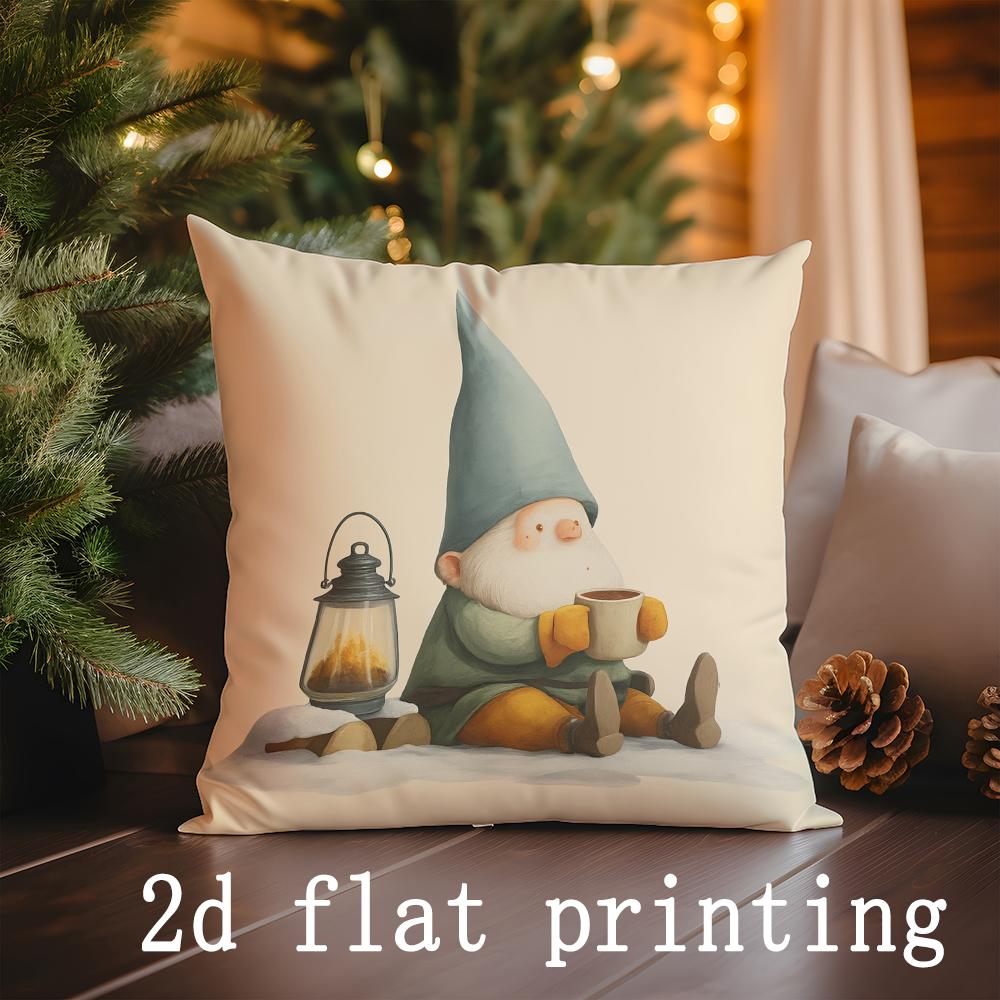 Home Decor Festive Gnomes and Deer Pillow Covers Pattern Cushion Cover Suitable for Sofa Bedroom Car Pillow Cover 16x16Inch
Home Decor Festive Gnomes and Deer Pillow Covers Pattern Cushion Cover Suitable for Sofa Bedroom Car Pillow Cover 16x16Inch