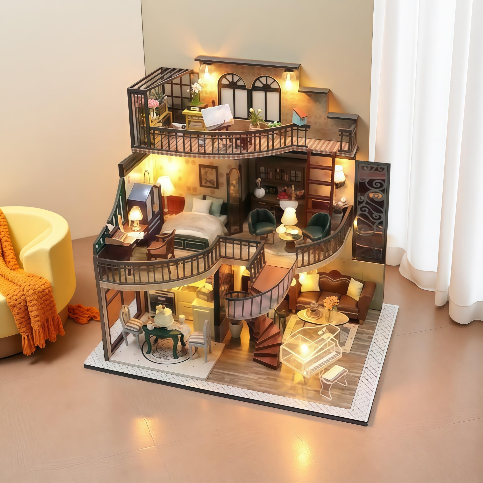 Набор для кукольного домика Софи Сделай сам, Набор для рукоделия с миниатюрной мебелью с пылезащитным чехлом, Цукумукаку M2132Z
Набор для кукольного домика Софи Сделай сам, Набор для рукоделия с миниатюрной мебелью с пылезащитным чехлом, Цукумукаку M2132Z