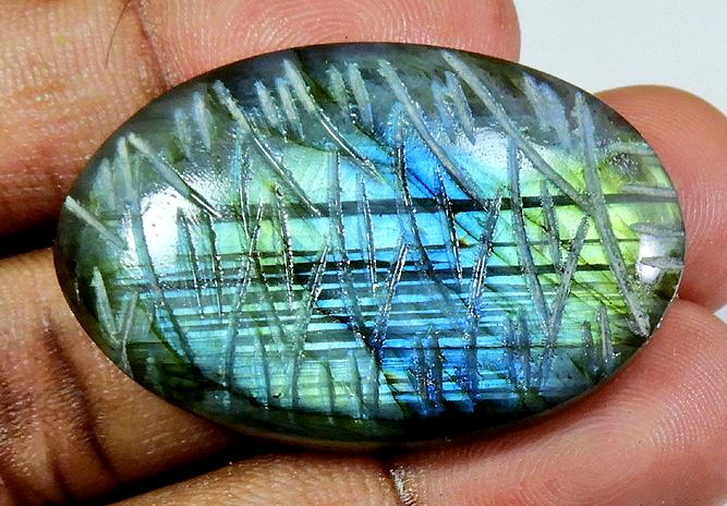 75Cts. Натуральный лабрадорит, резной овальный кабошон, россыпью, драгоценный камень 27X41X08MM PP-548
75Cts. Натуральный лабрадорит, резной овальный кабошон, россыпью, драгоценный камень 27X41X08MM PP-548
