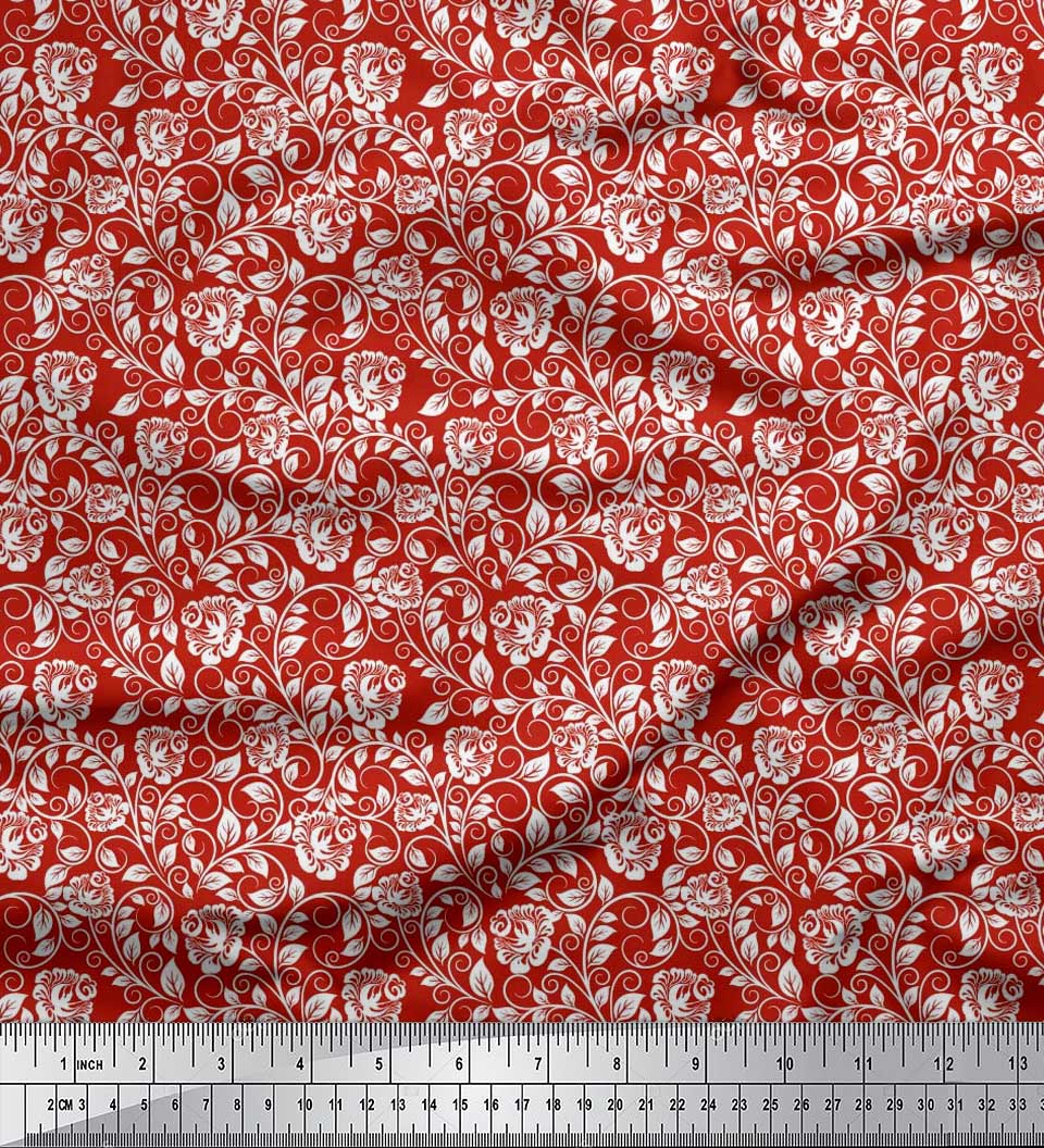 Soimoi Japan Crepe Satin Ткань с листьями и цветочным художественным принтом на метр 42 дюйма 42 Inch Wide - Poly Crepe розовый
Soimoi Japan Crepe Satin Ткань с листьями и цветочным художественным принтом на метр 42 дюйма 42 Inch Wide - Poly Crepe розовый