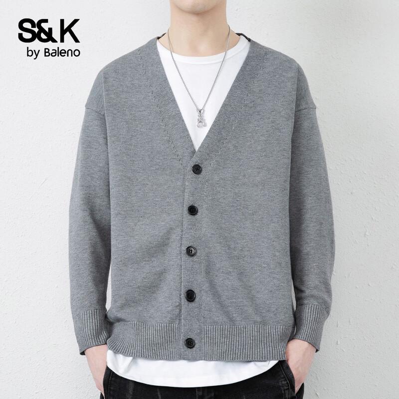 Baleno S&K Men s Casual Knitted V-Neck Cardigan Sweater L
Baleno S&K Men s Casual Knitted V-Neck Cardigan Sweater L