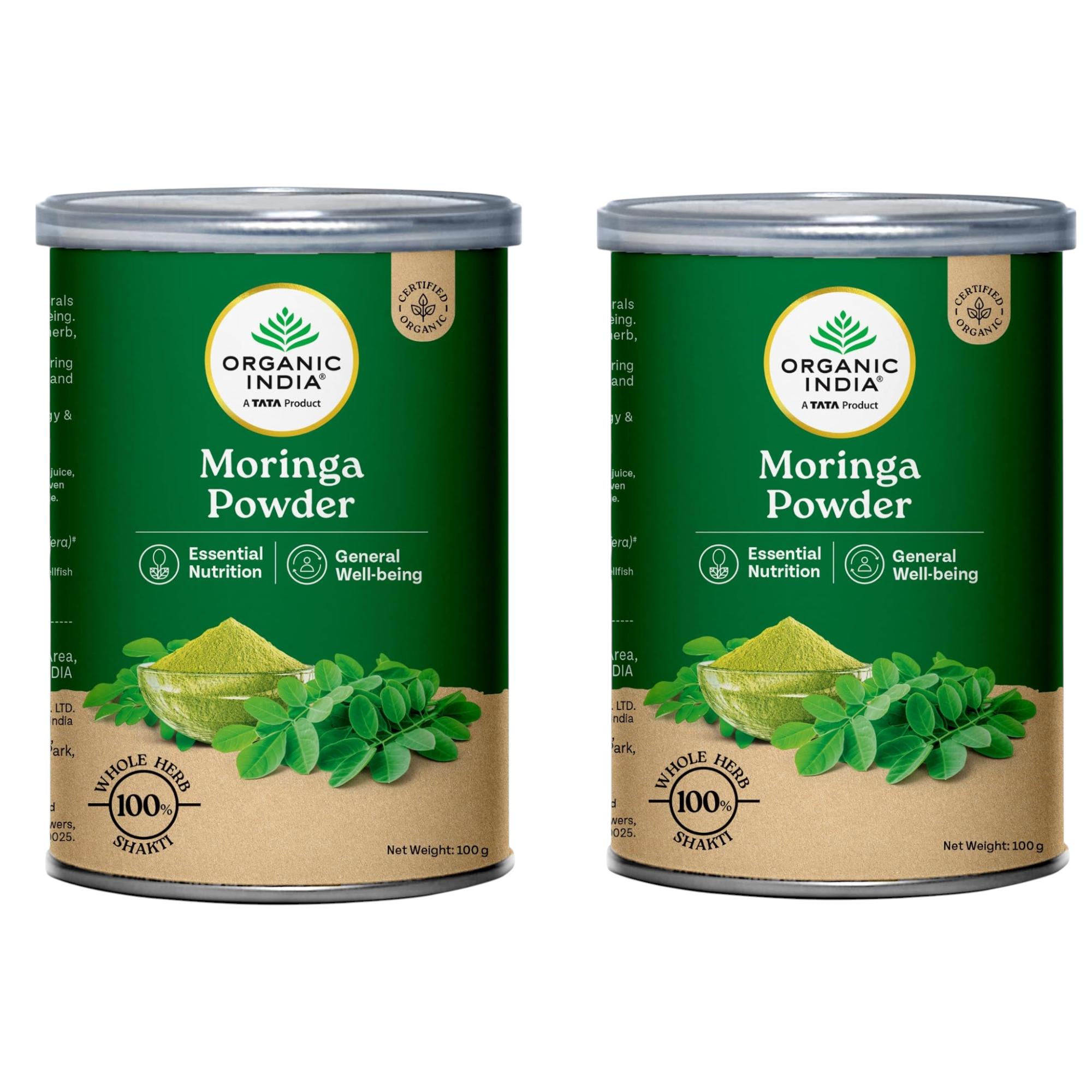 Organic India Moringa Powder 100 g Pack Of 2 Nutrient-Rich Superfood For Daily Wellness Energy Support And Smoothie Use
Organic India Moringa Powder 100 g Pack Of 2 Nutrient-Rich Superfood For Daily Wellness Energy Support And Smoothie Use