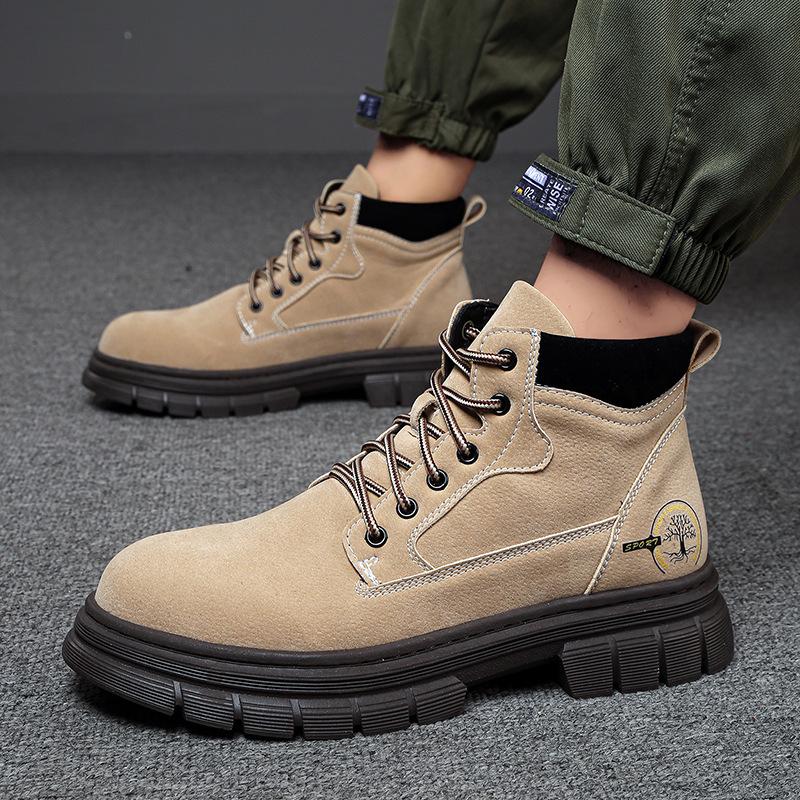 Autumn and winter large size sewing line rubber outsole men s thick-soled high-top tooling Martin boots outdoor casual men s shoes 38 чорний
Autumn and winter large size sewing line rubber outsole men s thick-soled high-top tooling Martin boots outdoor casual men s shoes 38 чорний