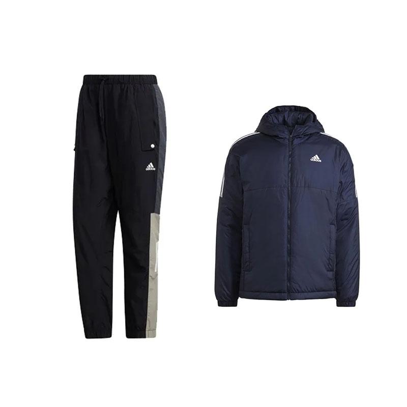 Adidas Lace-Up Retro Knitted Pants Outdoor Warm Striped Hooded Cotton Jacket Casual Sports Suit Men suit GT9165+GE0393 M
Adidas Lace-Up Retro Knitted Pants Outdoor Warm Striped Hooded Cotton Jacket Casual Sports Suit Men suit GT9165+GE0393 M
