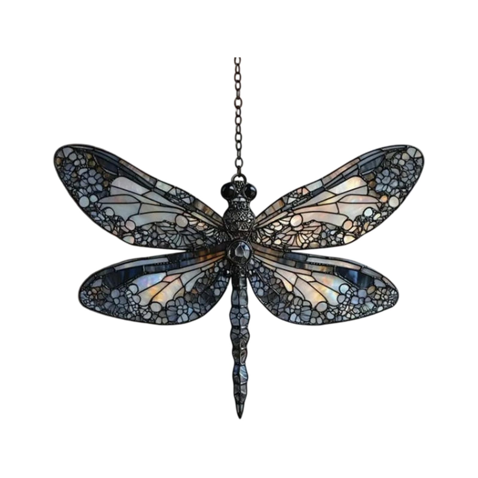Decorative 2D Acrylic Dragonfly Window Ornament Hanging Indoor Outdoor Wall Art with Chain for Home Garden Patio Decoration One Size
Decorative 2D Acrylic Dragonfly Window Ornament Hanging Indoor Outdoor Wall Art with Chain for Home Garden Patio Decoration One Size