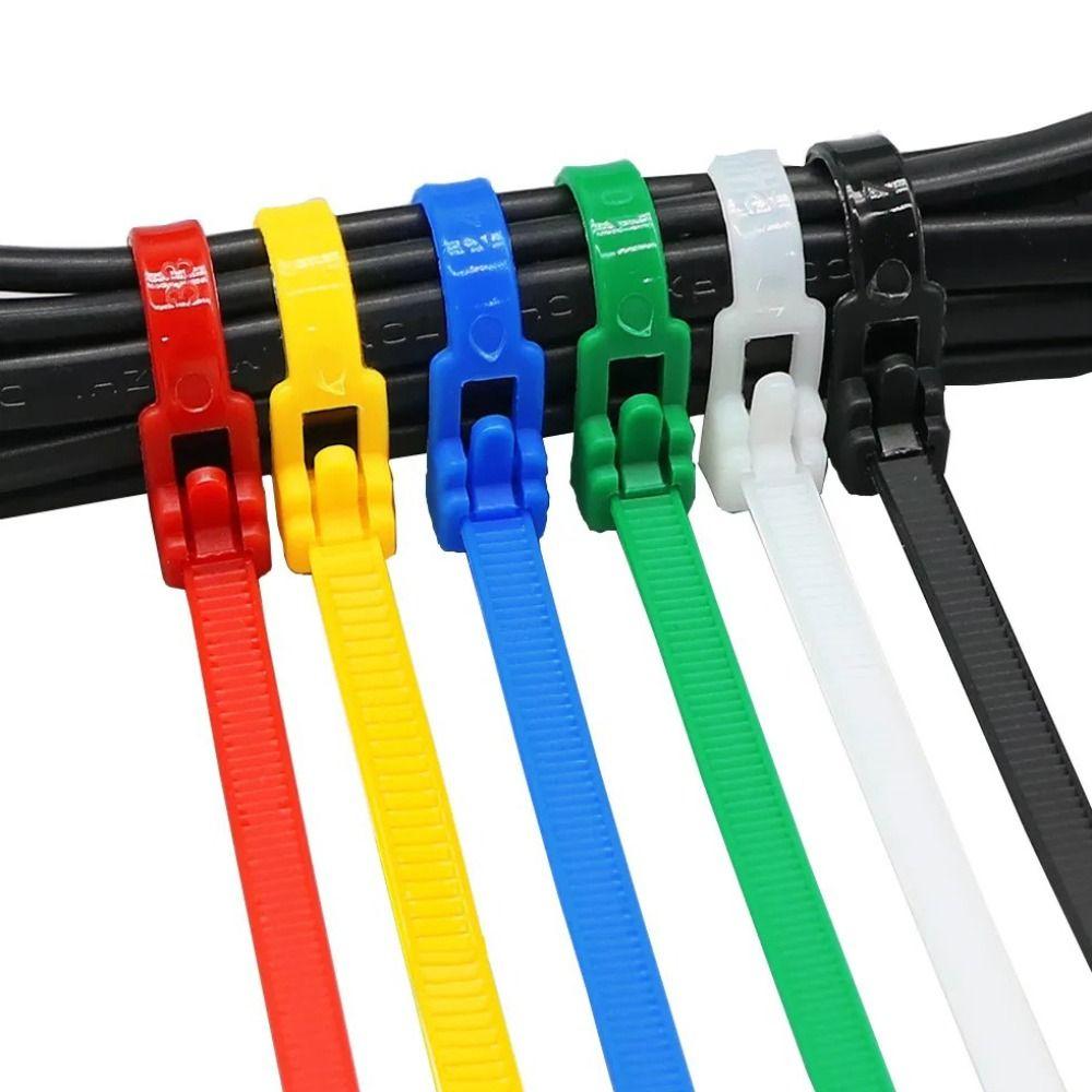 100pcs Nylon Bundle Belt Random Colors Strapping Tape Household Goods Cable Ties Garden 100pcs
100pcs Nylon Bundle Belt Random Colors Strapping Tape Household Goods Cable Ties Garden 100pcs