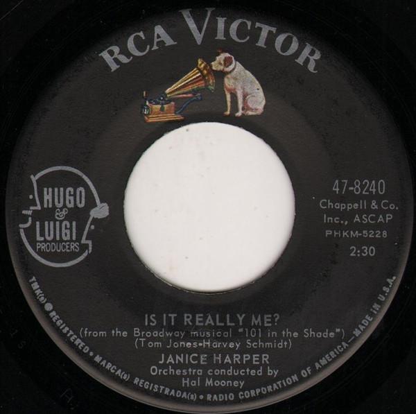7inch Record JANICE HARPER - Is It Really Me / You re The Great 478240 RCA Victor 1963 US Pop Used
7inch Record JANICE HARPER - Is It Really Me / You re The Great 478240 RCA Victor 1963 US Pop Used