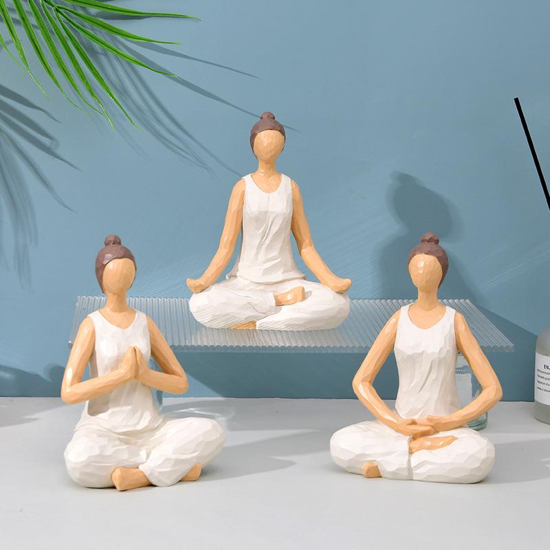 Resin Yoga Goddesses: Handmade Imitation Wood Carving Ornaments for Desktop Decor
Resin Yoga Goddesses: Handmade Imitation Wood Carving Ornaments for Desktop Decor