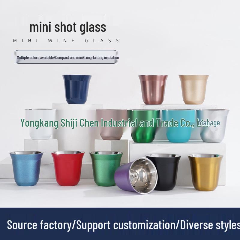 Portable Insulated Stainless Steel Beverage Cup – 304 Steel for Tea, Wine, Beer, and Coffee 80ml
Portable Insulated Stainless Steel Beverage Cup – 304 Steel for Tea, Wine, Beer, and Coffee 80ml