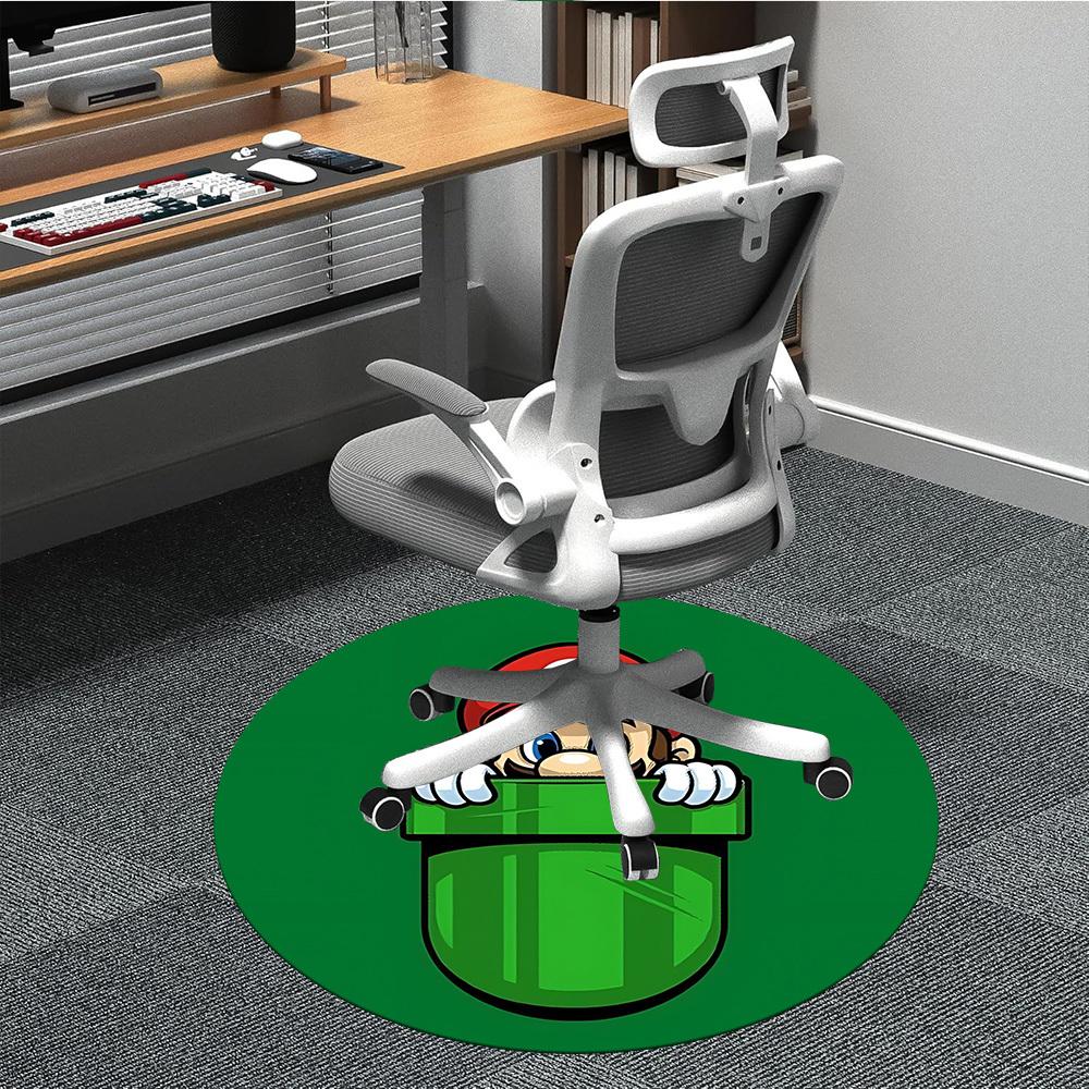 1pc Pocket Mario Office Round Area Rug, Indoor Mat Suitable For Office, Under Office Chairs Bedroom Living Room Home Decor, Room Deco192 80cm by 80cm
1pc Pocket Mario Office Round Area Rug, Indoor Mat Suitable For Office, Under Office Chairs Bedroom Living Room Home Decor, Room Deco192 80cm by 80cm