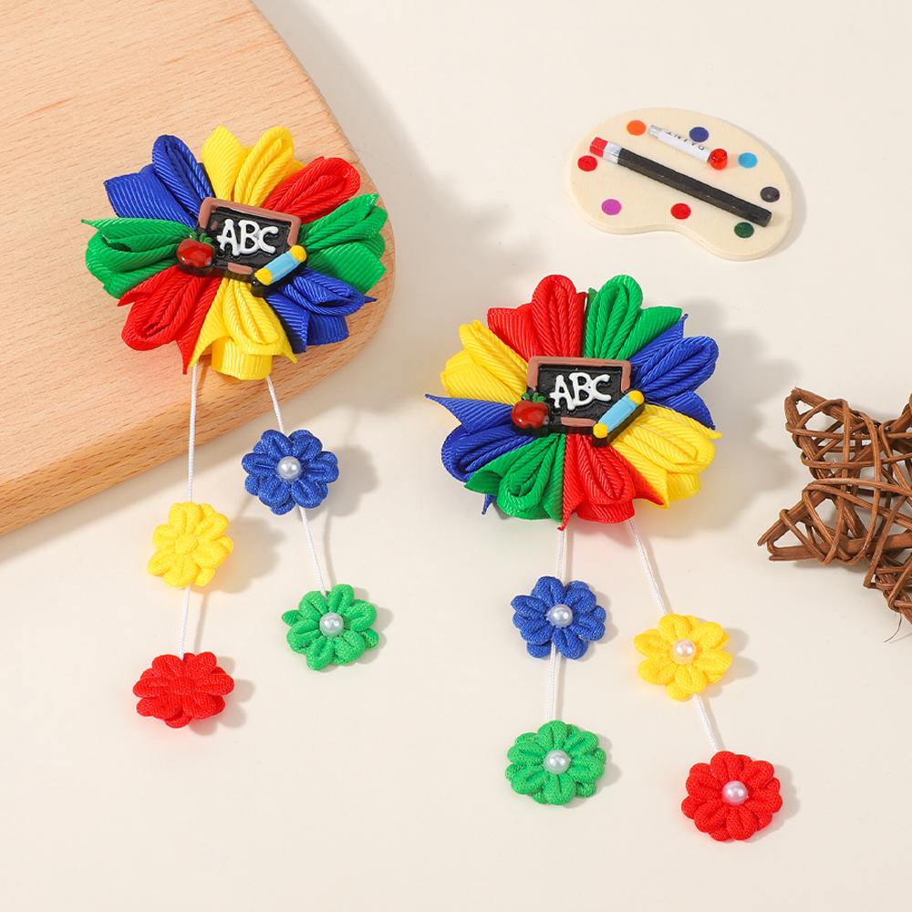 2pcs/set Rainbow Flower Tassel Hair Clips for Girls Back To School Barrettes Hairpins Cute Headwear Hair Accessories s
2pcs/set Rainbow Flower Tassel Hair Clips for Girls Back To School Barrettes Hairpins Cute Headwear Hair Accessories s