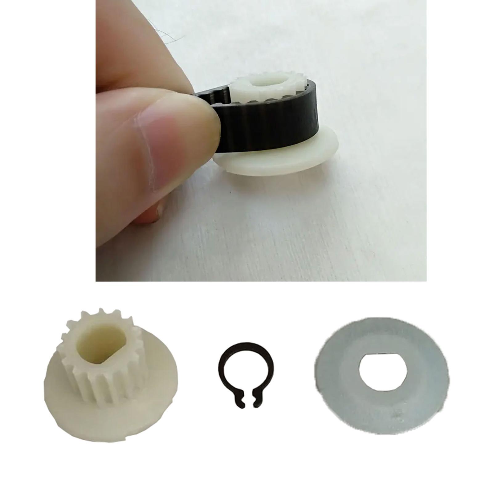 Bread Machine Motor Transmission Kit 15 Teeth Bread Maker Gear Set Motor Drive Gear Belt Drive Pulley Plastic Material
Bread Machine Motor Transmission Kit 15 Teeth Bread Maker Gear Set Motor Drive Gear Belt Drive Pulley Plastic Material
