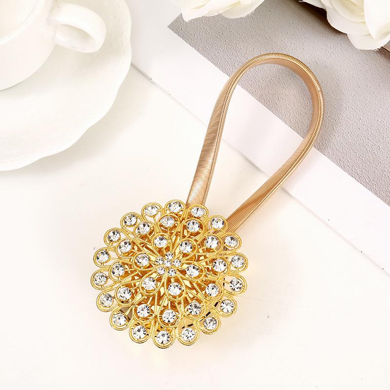 1pcs No-Drill Magnetic Curtain Brackets with Rhinestone Flower - Metal Window Hooks, Magnetic Closure Suitable for Blinds & Drapes for Home золотой
1pcs No-Drill Magnetic Curtain Brackets with Rhinestone Flower - Metal Window Hooks, Magnetic Closure Suitable for Blinds & Drapes for Home золотой