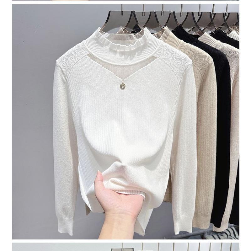 Сексуальный модный базовый свитер Дизайн осень-зима Новый 2025 Сетчатый свитер с высоким воротником Топ S белый
Сексуальный модный базовый свитер Дизайн осень-зима Новый 2025 Сетчатый свитер с высоким воротником Топ S белый