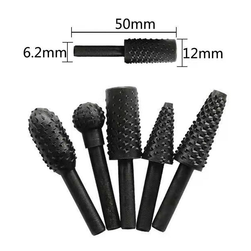 Carbon Steel Grinding Drill Bit Wood Carving Rotary Files Tapered Drills for Hardwood Softwood Electric Polishing Cutting Tools 1set- 5pcs
Carbon Steel Grinding Drill Bit Wood Carving Rotary Files Tapered Drills for Hardwood Softwood Electric Polishing Cutting Tools 1set- 5pcs