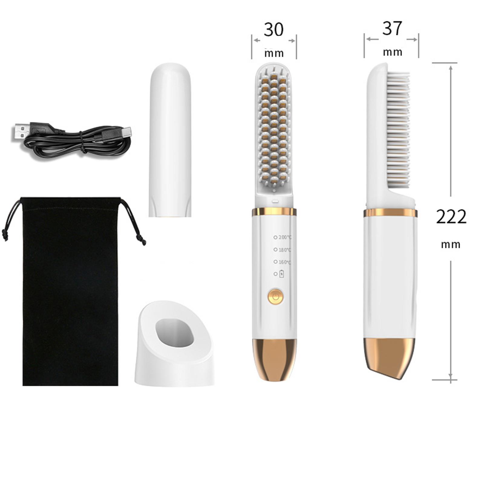 Мини-выпрямитель для волос, портативная беспроводная зарядная база USB, не повреждает волосы, выпрямитель двойного назначения белый
Мини-выпрямитель для волос, портативная беспроводная зарядная база USB, не повреждает волосы, выпрямитель двойного назначения белый