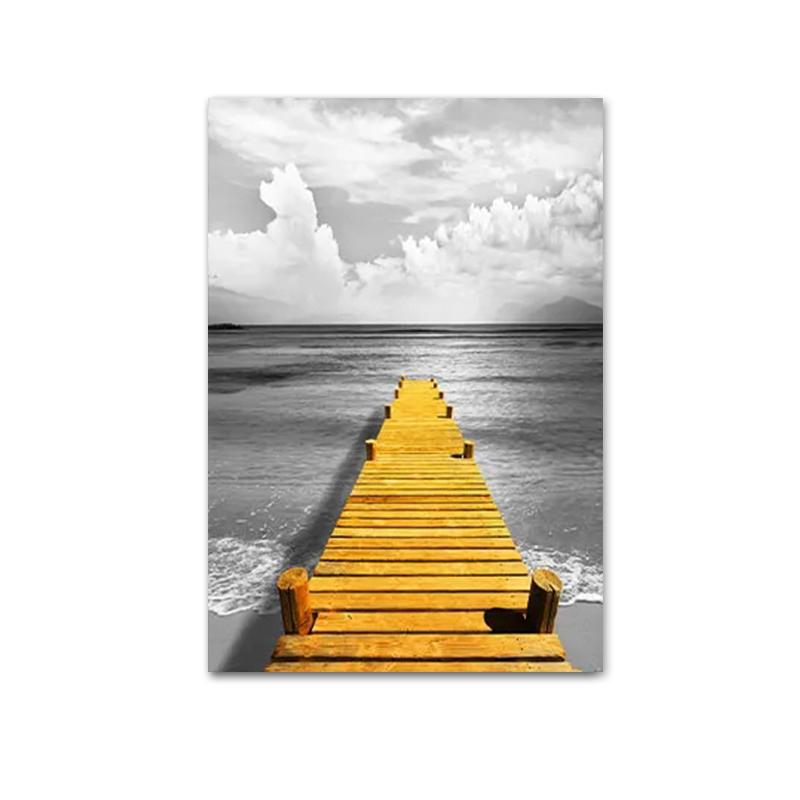 Желтая лодка на озере Пейзаж Холст Плакаты Печать Золотой Деревянный мост Гора Абстрактные настенные картины для домашнего декора 21x30cm No Framed
Желтая лодка на озере Пейзаж Холст Плакаты Печать Золотой Деревянный мост Гора Абстрактные настенные картины для домашнего декора 21x30cm No Framed