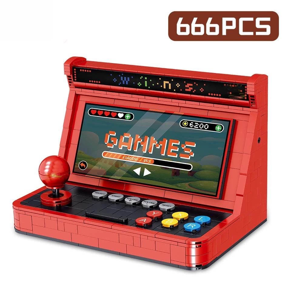666pcs Simulation Retro Desktop Game Machine Model Micro Building Blocks Mini Bricks Assemble Children Toys for Kids
666pcs Simulation Retro Desktop Game Machine Model Micro Building Blocks Mini Bricks Assemble Children Toys for Kids