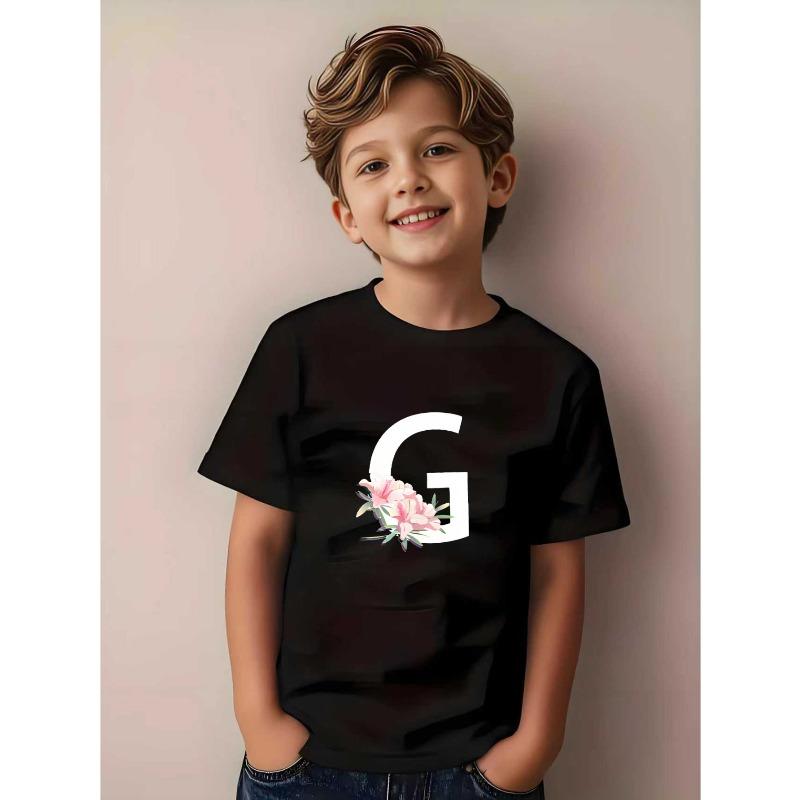 European sizes Casual Short-Sleeve T-Shirt with a Floral Letter G Print And a Stylish Round Neck 164cm
European sizes Casual Short-Sleeve T-Shirt with a Floral Letter G Print And a Stylish Round Neck 164cm