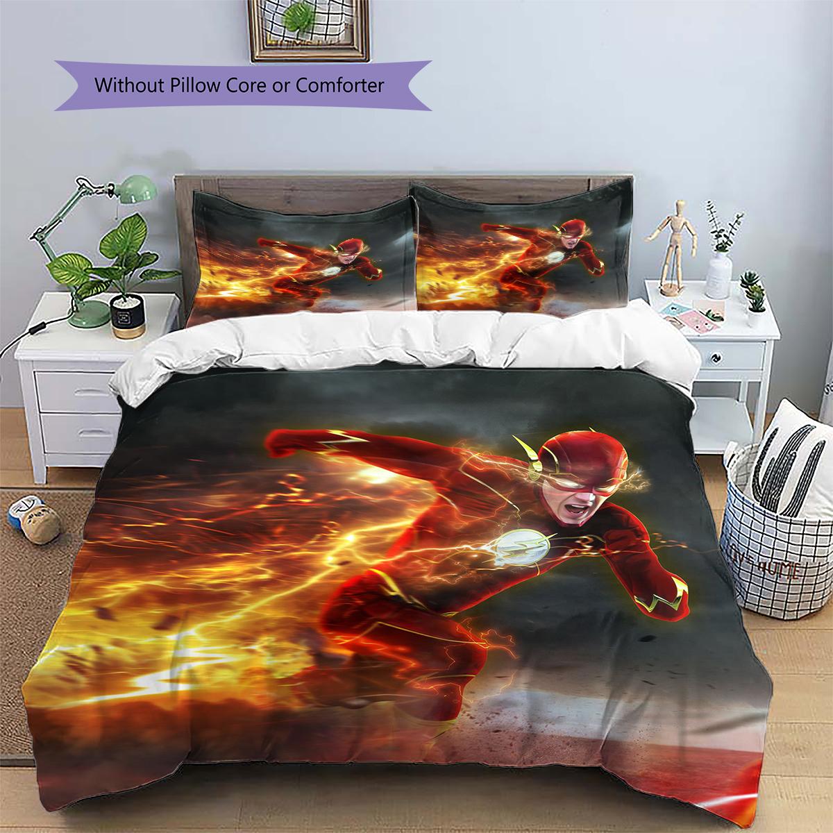 The Flash Classic Element Bedding Set Duvet Cover Pillowcase No Filler, Soft Home Bedroom Decor, Perfect Gift for Fans.chl 135x200cm
The Flash Classic Element Bedding Set Duvet Cover Pillowcase No Filler, Soft Home Bedroom Decor, Perfect Gift for Fans.chl 135x200cm