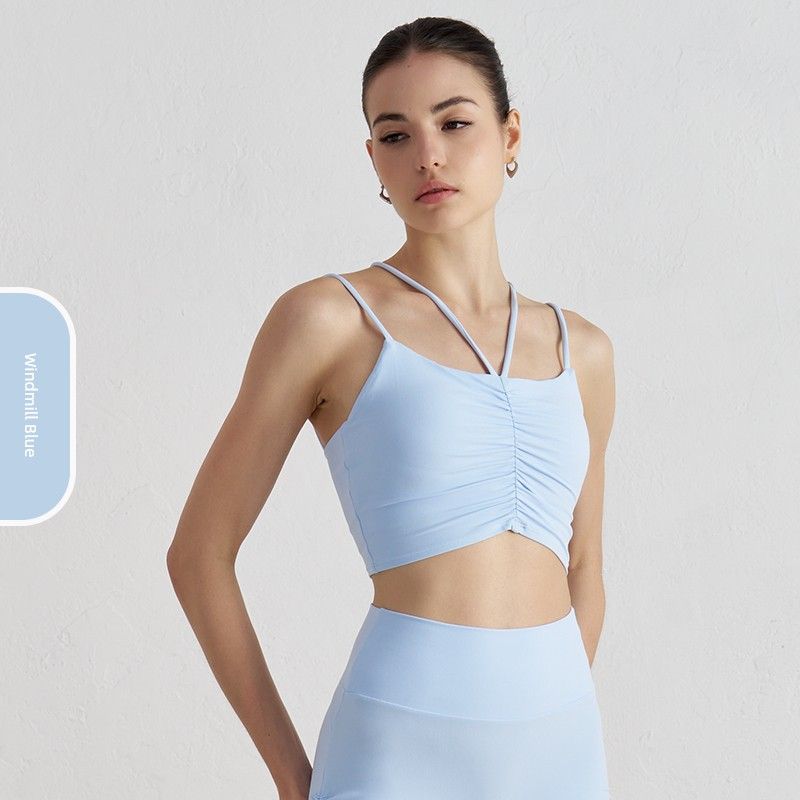 New Sports Vest Women s Nude Sense European and American Fitness Sexy Back Yoga Clothes Top Shockproof Running Sports Bra M Windmill Blue
New Sports Vest Women s Nude Sense European and American Fitness Sexy Back Yoga Clothes Top Shockproof Running Sports Bra M Windmill Blue