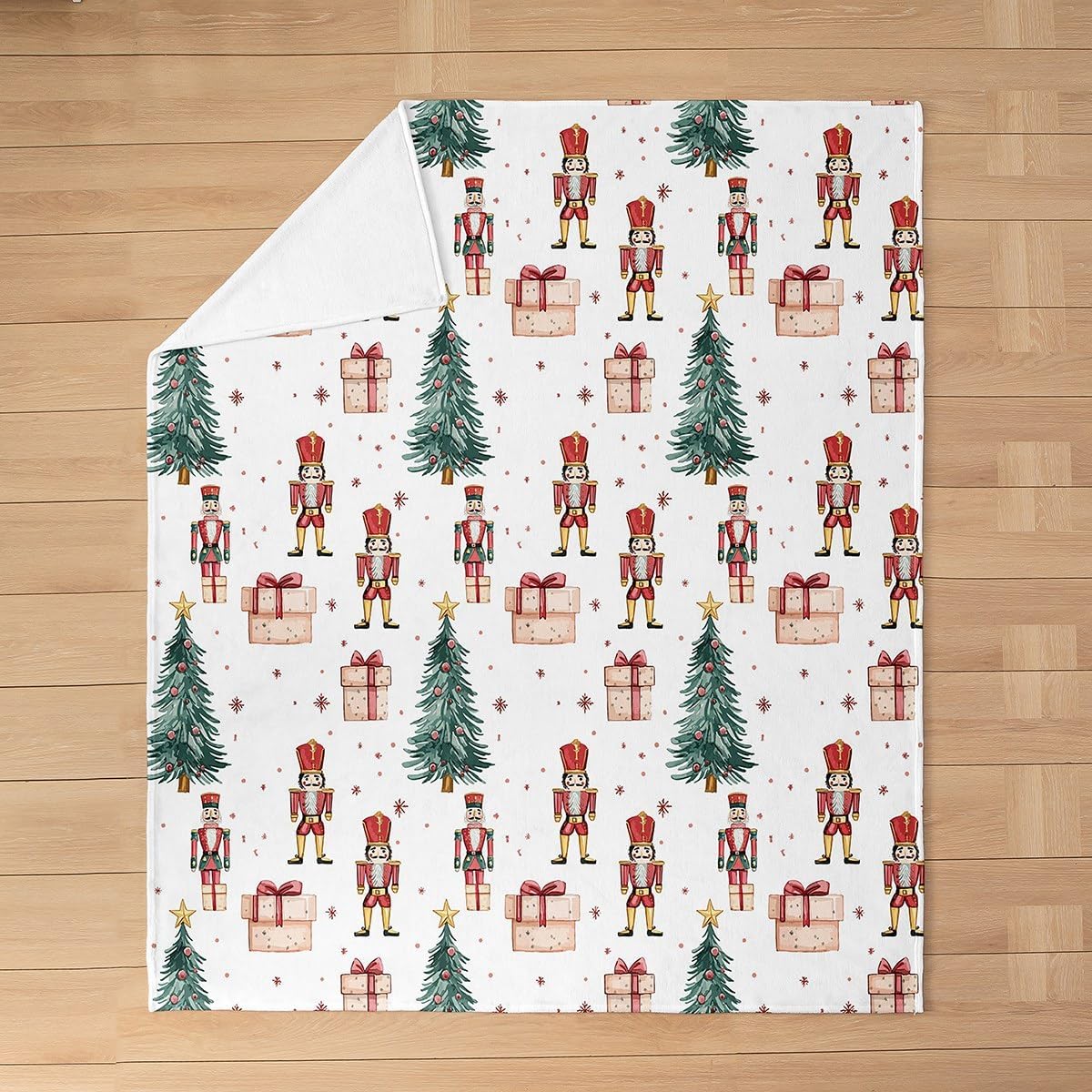 Merry Christmas Flannel Blanket, Cartoon Santa Claus Fleece Blanket Baby, Green Botanica Pine Tree Branch Fuzzy Plush Throw Cute 75x90cm
Merry Christmas Flannel Blanket, Cartoon Santa Claus Fleece Blanket Baby, Green Botanica Pine Tree Branch Fuzzy Plush Throw Cute 75x90cm
