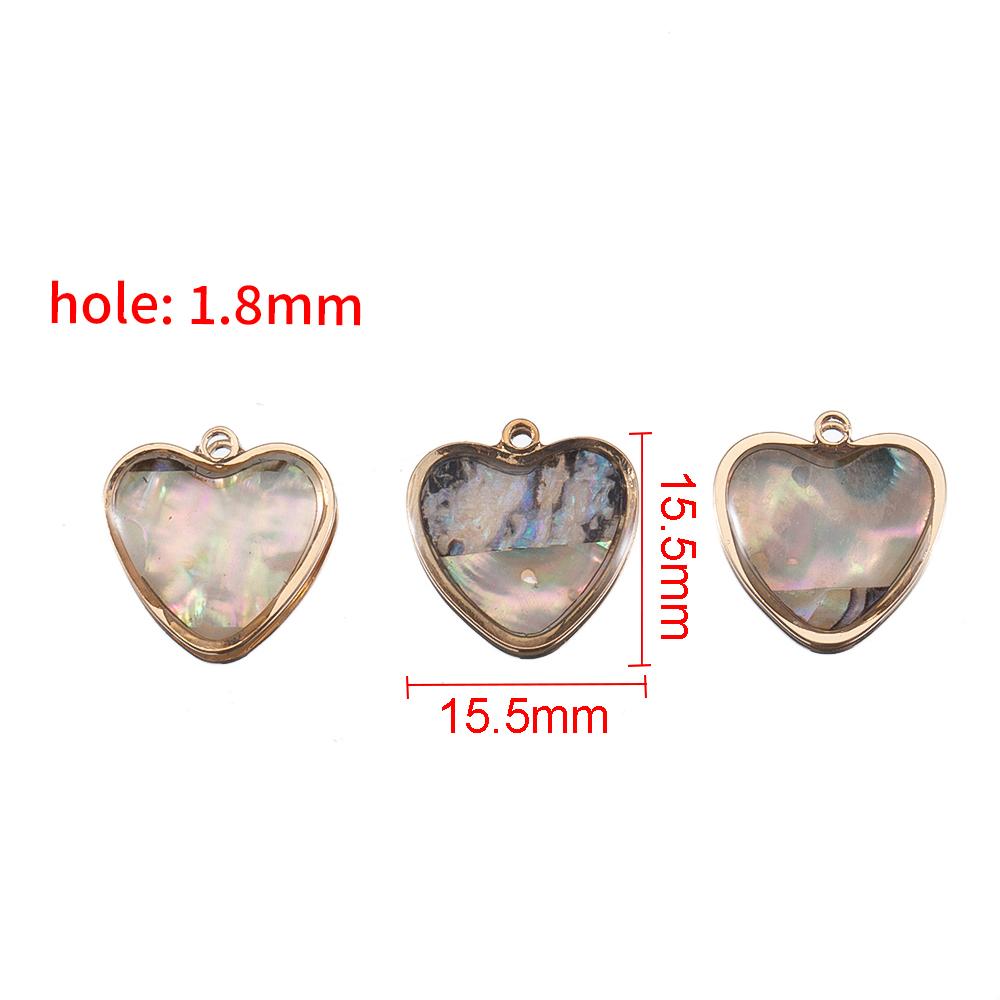 10pcs/5pcs Colorful Shell Pendant Love Heart Copper Frame Charms Beads for DIY Earrings Necklace Jewelry Making DIY Accessories 5pcs
10pcs/5pcs Colorful Shell Pendant Love Heart Copper Frame Charms Beads for DIY Earrings Necklace Jewelry Making DIY Accessories 5pcs