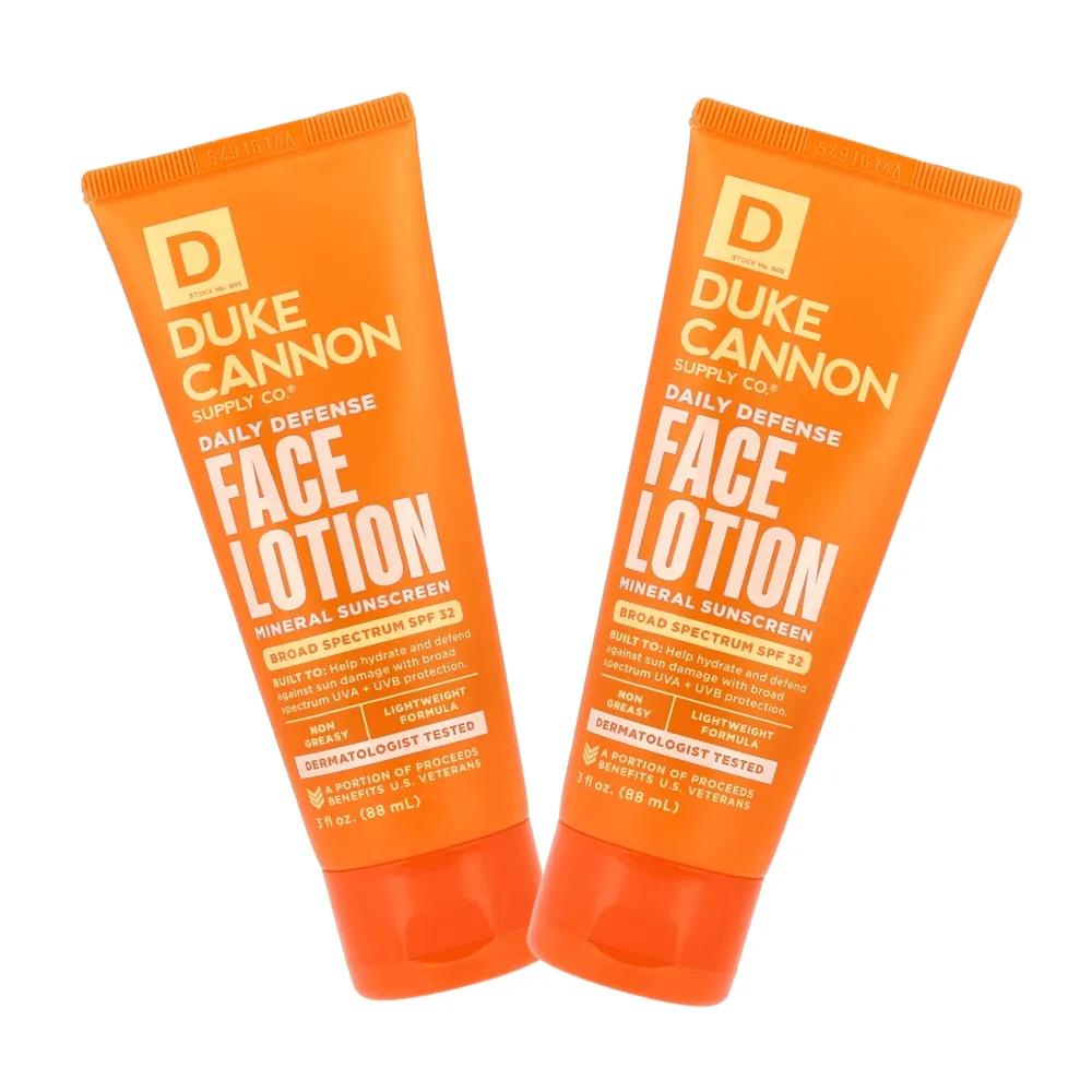 Duke Cannon Supply Daily Defense Mineral Sunscreen SPF32 88ml 2pcs
Duke Cannon Supply Daily Defense Mineral Sunscreen SPF32 88ml 2pcs