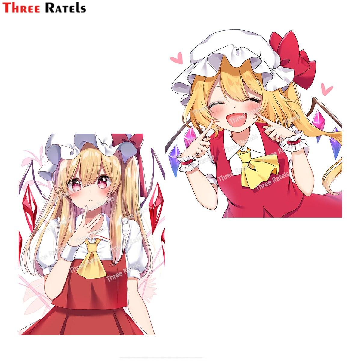 Threeratels H216 Flandre Scarlet Touhou автомобильные наклейки виниловые солнцезащитные автомобильные аксессуары графика аниме наклейка украшения
Threeratels H216 Flandre Scarlet Touhou автомобильные наклейки виниловые солнцезащитные автомобильные аксессуары графика аниме наклейка украшения