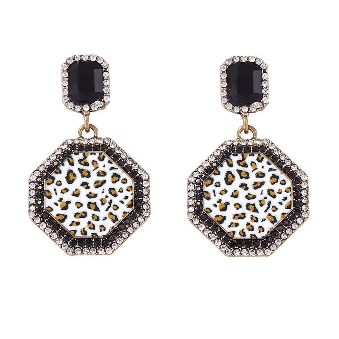 DIGADAGU Metal Leopard Geometric Dangle Earrings New Simple Vintage Earrings Women Daily Zircon Accessories чорний
DIGADAGU Metal Leopard Geometric Dangle Earrings New Simple Vintage Earrings Women Daily Zircon Accessories чорний