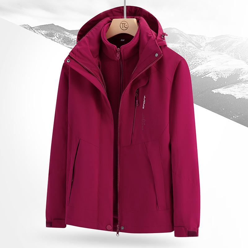 Осенне-зимний ветрозащитный и водонепроницаемый комплект куртки для альпинизма 3-в-1 для пар - Съемный для мужчин и женщин 4XL
Осенне-зимний ветрозащитный и водонепроницаемый комплект куртки для альпинизма 3-в-1 для пар - Съемный для мужчин и женщин 4XL