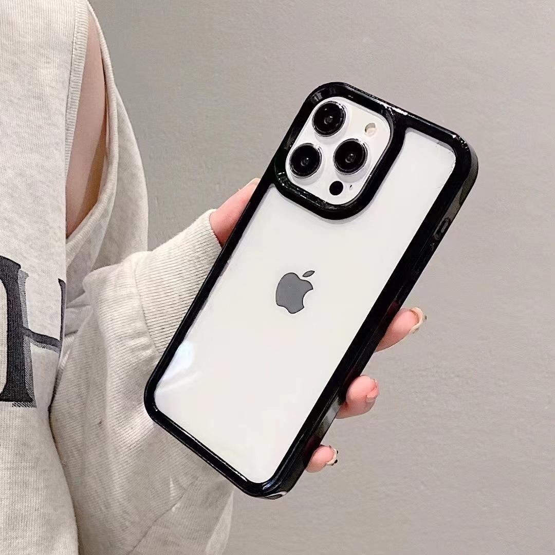 For iPhone 16 Pro Shockproof Case TPU+Acrylic Clear Phone Back Cover Black
For iPhone 16 Pro Shockproof Case TPU+Acrylic Clear Phone Back Cover Black