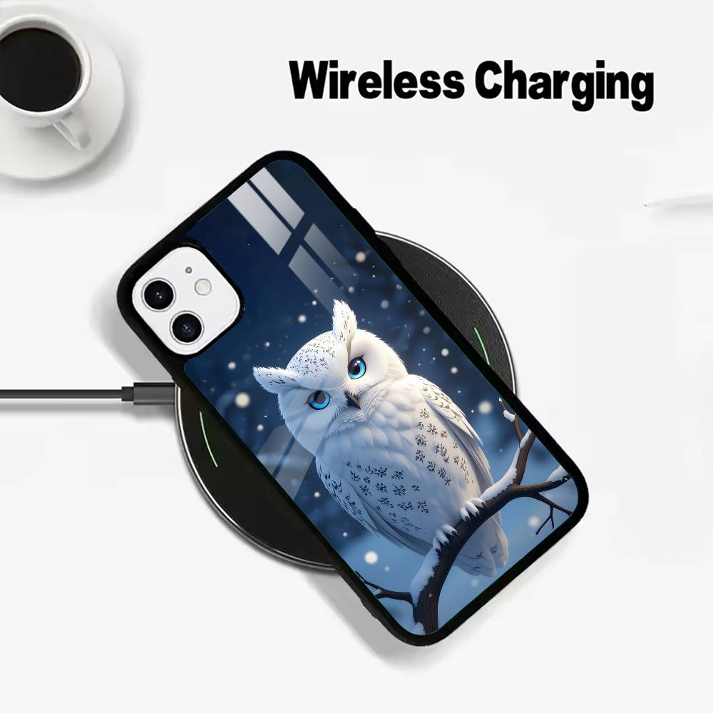 Cute owl pattern Wireless charging phone case compatible with iPhone 17/16/15/14/13/12/11 iPhone17
Cute owl pattern Wireless charging phone case compatible with iPhone 17/16/15/14/13/12/11 iPhone17