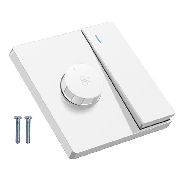 Універсальний регулятор швидкості для верхнього вентилятора, регулювання швидкості, п ята передача, ємнісний тип білий
Універсальний регулятор швидкості для верхнього вентилятора, регулювання швидкості, п ята передача, ємнісний тип білий