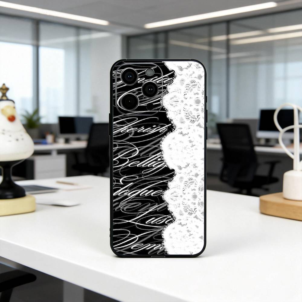 Красивый черный чехол для телефона с принтом из кружева L для iPhone 17, 16, 15, 14, 13, 12, 11 Plus, Pro Max, XS, мягкий силиконовый черный чехол iPhone14Pro
Красивый черный чехол для телефона с принтом из кружева L для iPhone 17, 16, 15, 14, 13, 12, 11 Plus, Pro Max, XS, мягкий силиконовый черный чехол iPhone14Pro