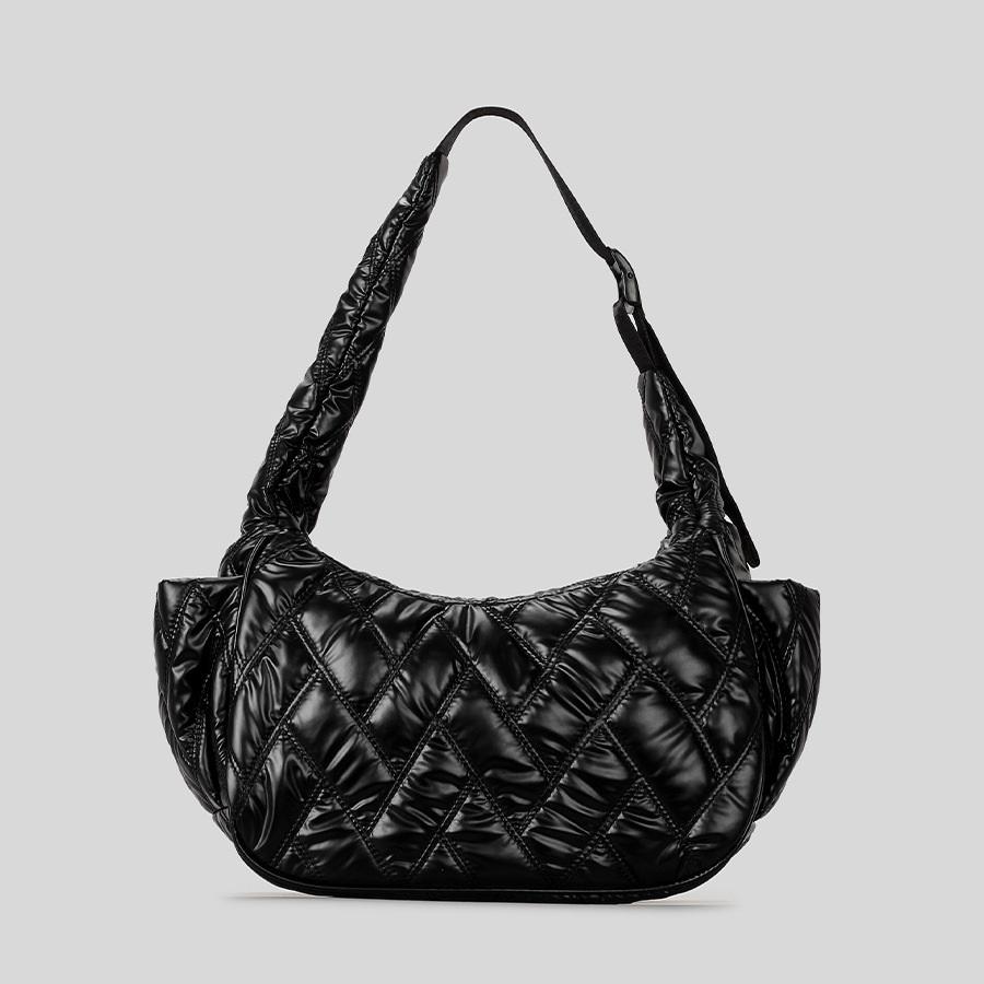 Winter Quilted Padded Halfmo Bag Designer Solf Nyl Puffer Women Shoulder Bags Silver Lady Handbags Casual Hobos Bag чёрный
Winter Quilted Padded Halfmo Bag Designer Solf Nyl Puffer Women Shoulder Bags Silver Lady Handbags Casual Hobos Bag чёрный