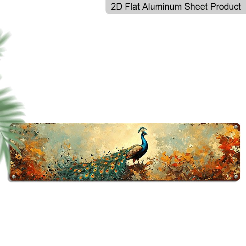 A Vintage Peacock Alumium Decorative Sign 15.7×3.94inch, Suitable for Home, Room, Restaurant, Bar, Café, Garage, and Cottage Decor. It S Versatile 40cm x 10cm
A Vintage Peacock Alumium Decorative Sign 15.7×3.94inch, Suitable for Home, Room, Restaurant, Bar, Café, Garage, and Cottage Decor. It S Versatile 40cm x 10cm