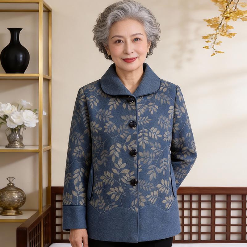 Grandma s Woolen Lapel Jacket: Long Sleeve Autumn Top for Elderly Women 2XL (Recommended 52-60 kg) синий
Grandma s Woolen Lapel Jacket: Long Sleeve Autumn Top for Elderly Women 2XL (Recommended 52-60 kg) синий