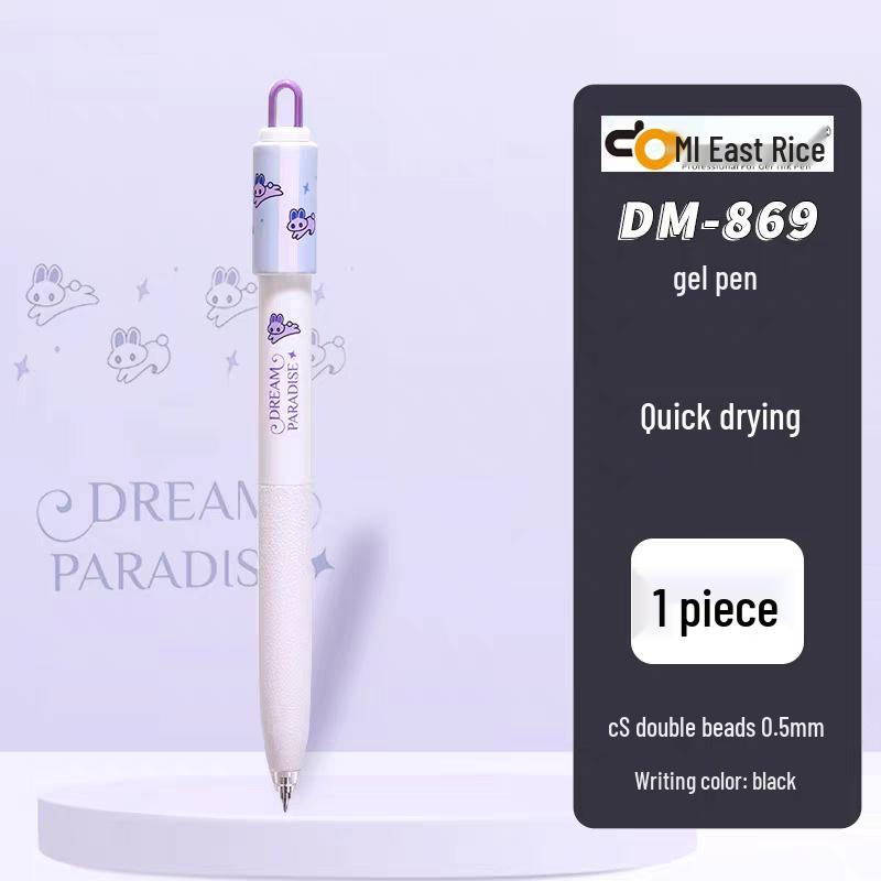 Dong Mi 869 Dream Park Childlike Fun Decompression Spinning Pen, Quick-Drying Double Ballpoint, Deep Black. 0.5mm
Dong Mi 869 Dream Park Childlike Fun Decompression Spinning Pen, Quick-Drying Double Ballpoint, Deep Black. 0.5mm
