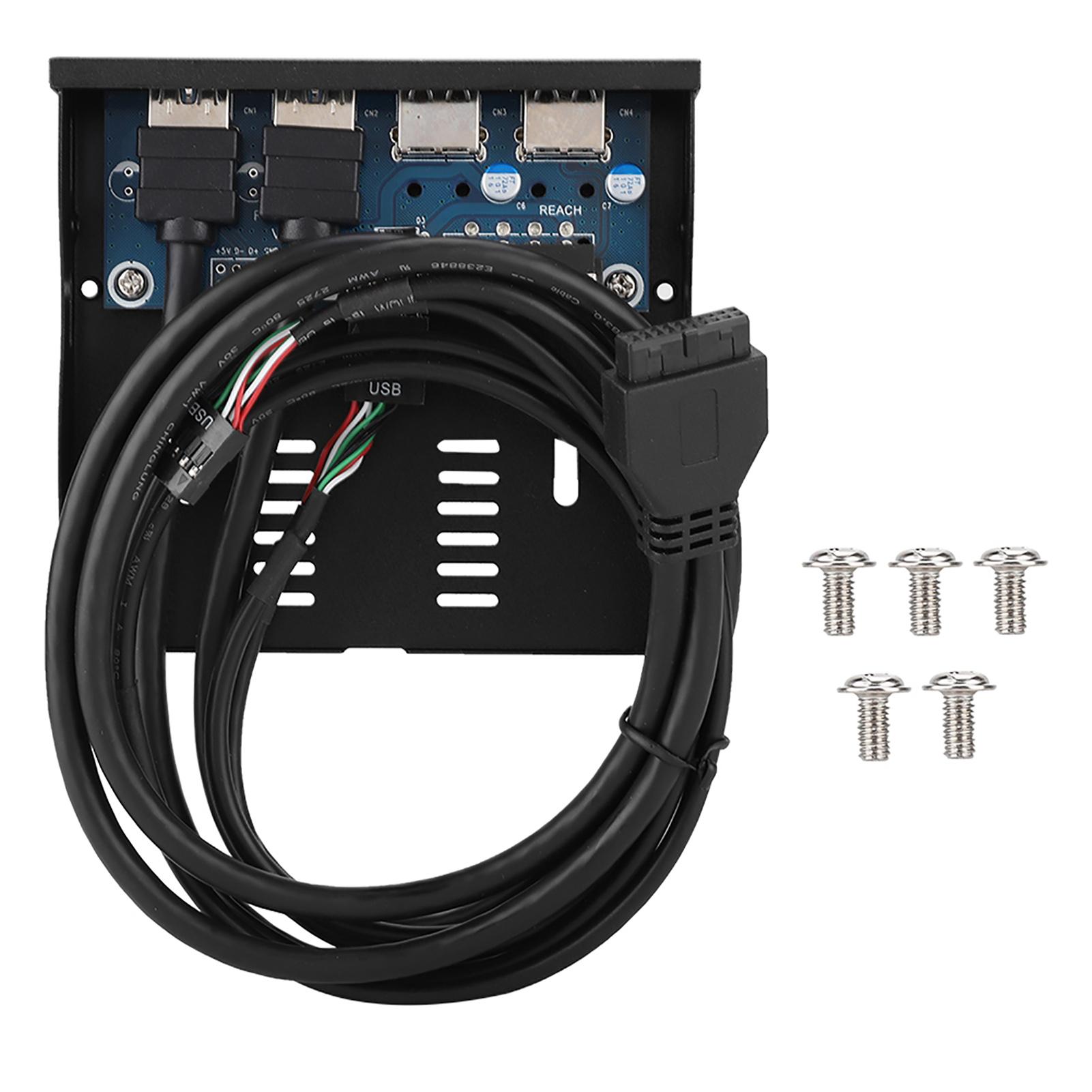 3,5-дюймовий 19-контактний T9-штирьковий високошвидкісний USB3.0+USB2.0 4-портовий дисковод на передній панелі
3,5-дюймовий 19-контактний T9-штирьковий високошвидкісний USB3.0+USB2.0 4-портовий дисковод на передній панелі