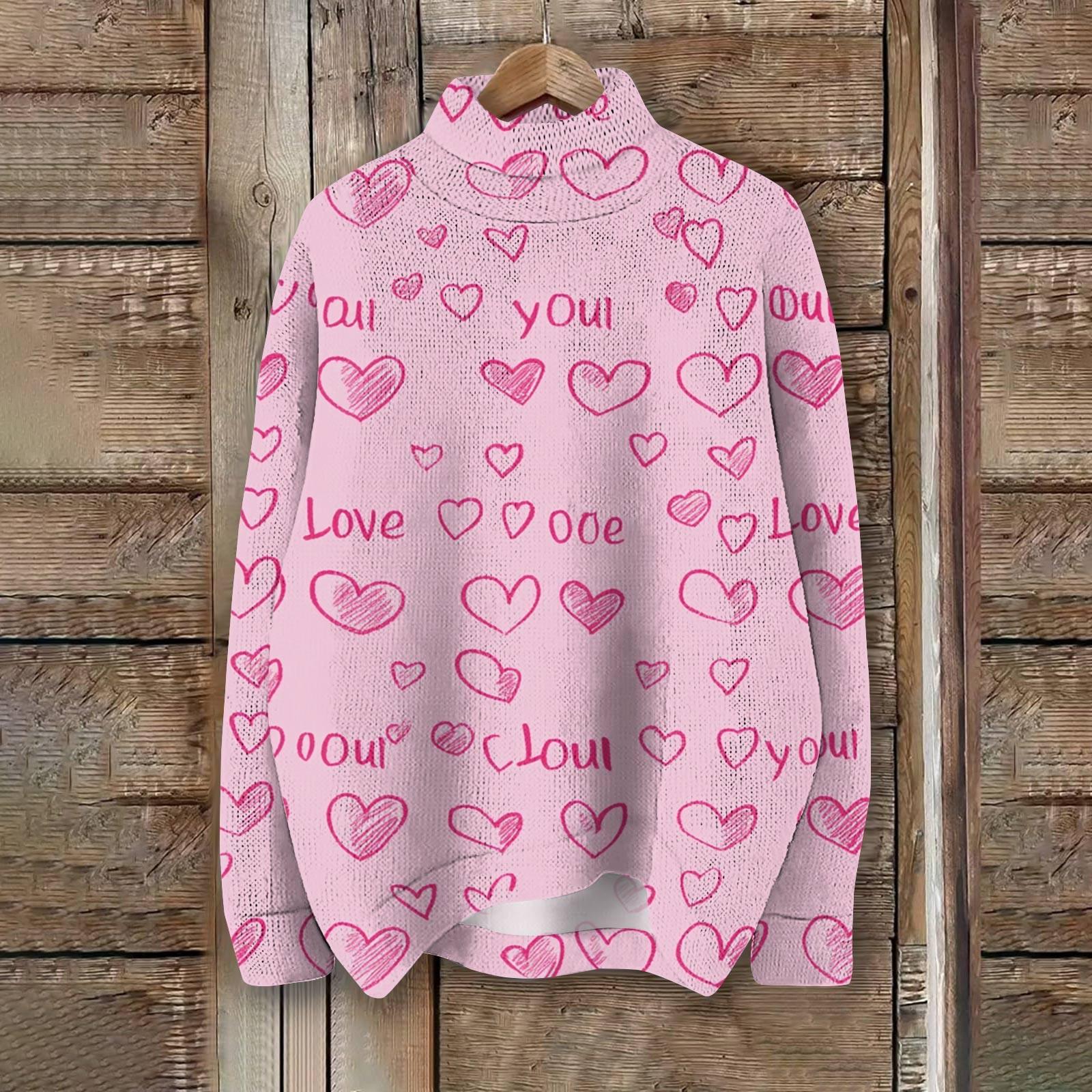 Женская мода, повседневная водолазка с круглым вырезом и длинными рукавами, с принтом ко Дню святого Валентина, трикотажный топ XL арбуз красный
Женская мода, повседневная водолазка с круглым вырезом и длинными рукавами, с принтом ко Дню святого Валентина, трикотажный топ XL арбуз красный