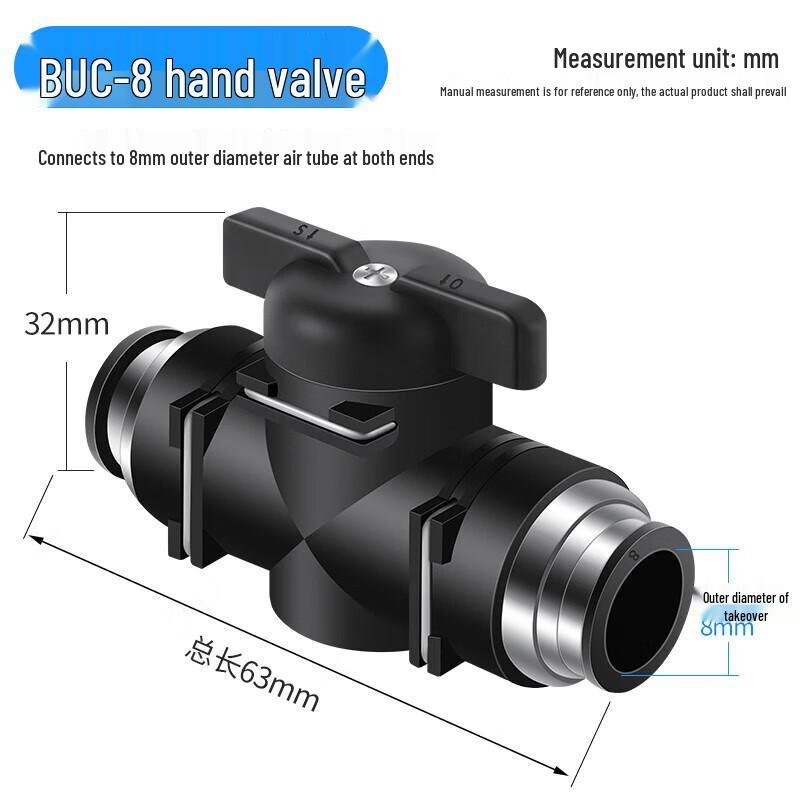 LiJiuHong Pneumatic PU Air Tube Manual Shut-off Valve
LiJiuHong Pneumatic PU Air Tube Manual Shut-off Valve