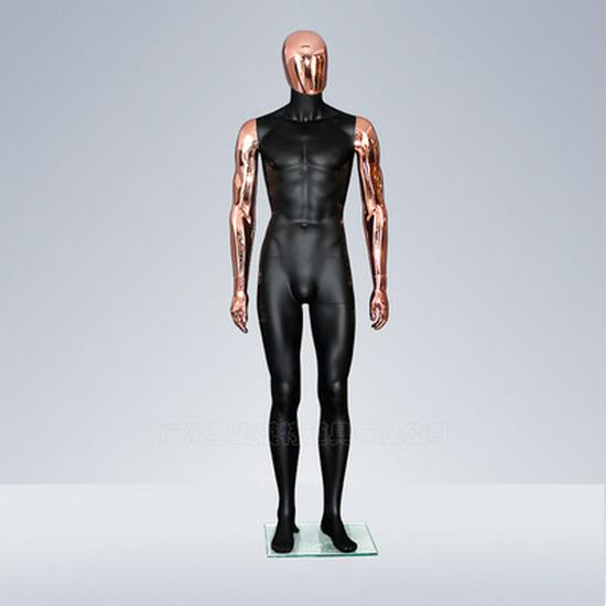 Premium Electroplated Gold/Silver/Rose Gold Men s Full-Body Mannequin Display
Premium Electroplated Gold/Silver/Rose Gold Men s Full-Body Mannequin Display