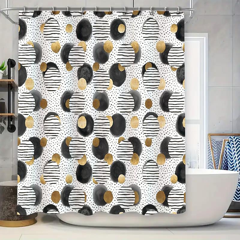 Boho Shower Curtain Set Modern Abstract Geometric Art Bathroom Decor Waterproof Fabric Liner Vintage Farmhouse Style W60H190(CM)-1 Pcs
Boho Shower Curtain Set Modern Abstract Geometric Art Bathroom Decor Waterproof Fabric Liner Vintage Farmhouse Style W60H190(CM)-1 Pcs
